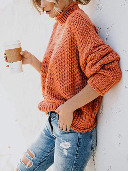 Cozy Cotton Knit Autumn-Winter Women's Sweater