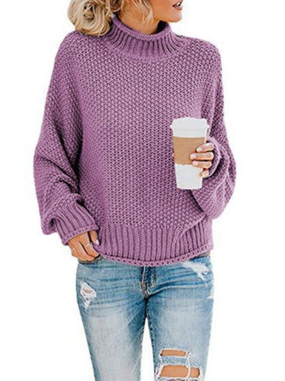 Cozy Cotton Knit Autumn-Winter Women's Sweater