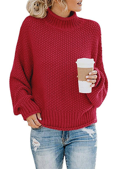 Cozy Cotton Knit Autumn-Winter Women's Sweater